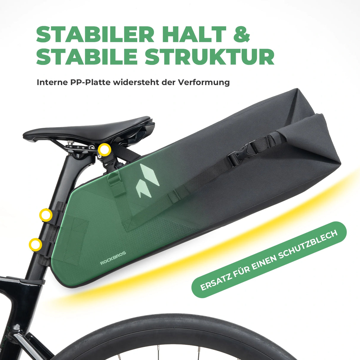 AS-157 RideMate Satteltasche – 100% Wasserdicht, 13L