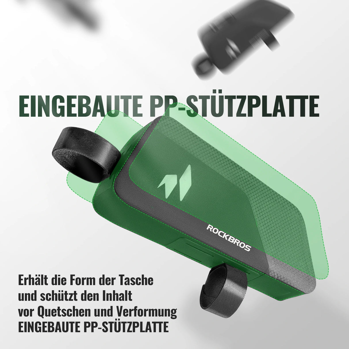 AS-151 RideMate Oberrohrtasche – 100% Wasserdicht, 1L Volumen