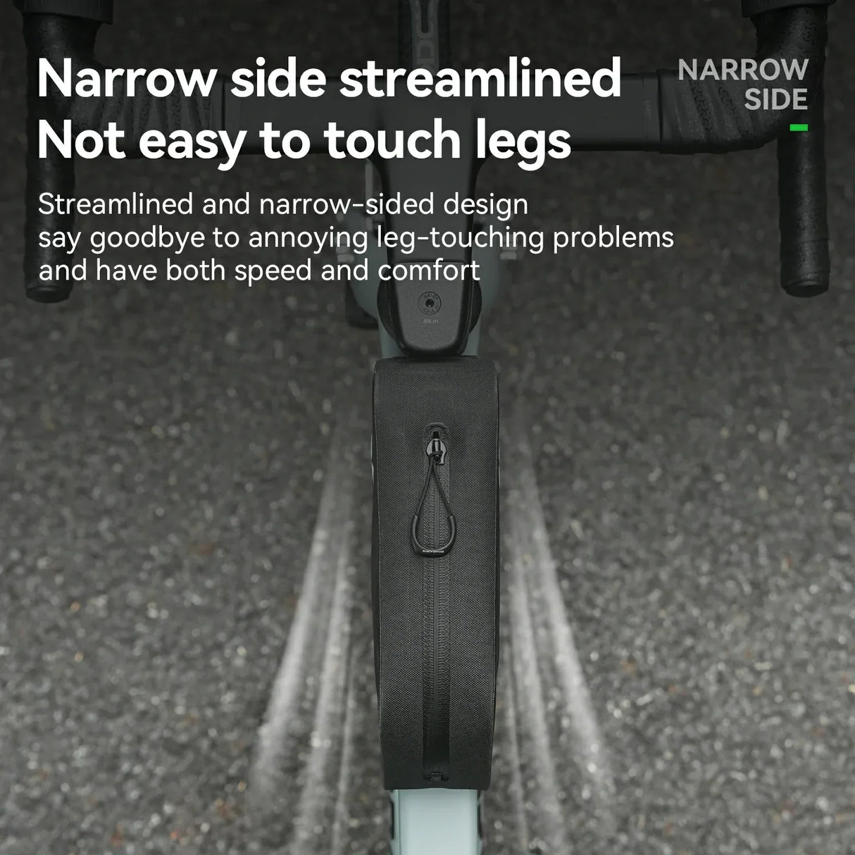 AS-151 RideMate Oberrohrtasche – 100% Wasserdicht, 1L Volumen