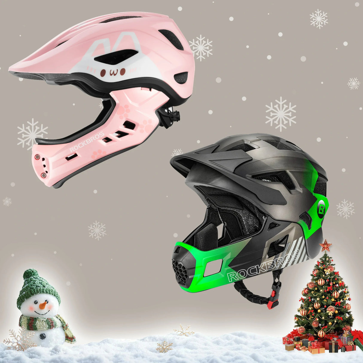 ROCKBROS 2er Kinderhelm-Sparpaket – B