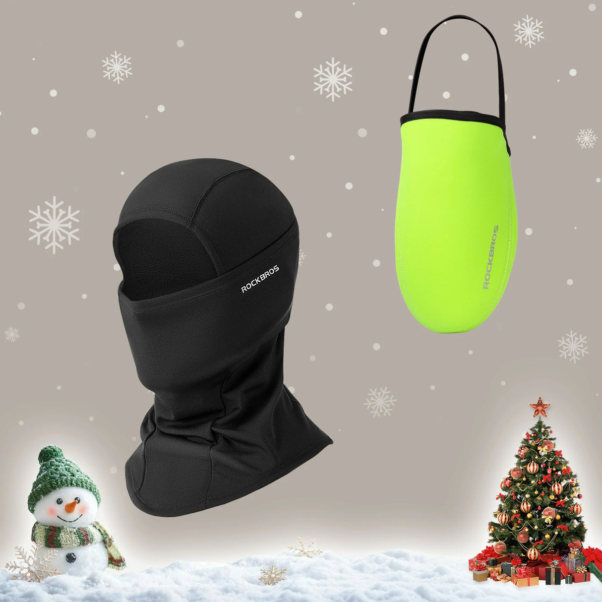 Kälteschutz: Balaclava & Thermo-Überschuhe