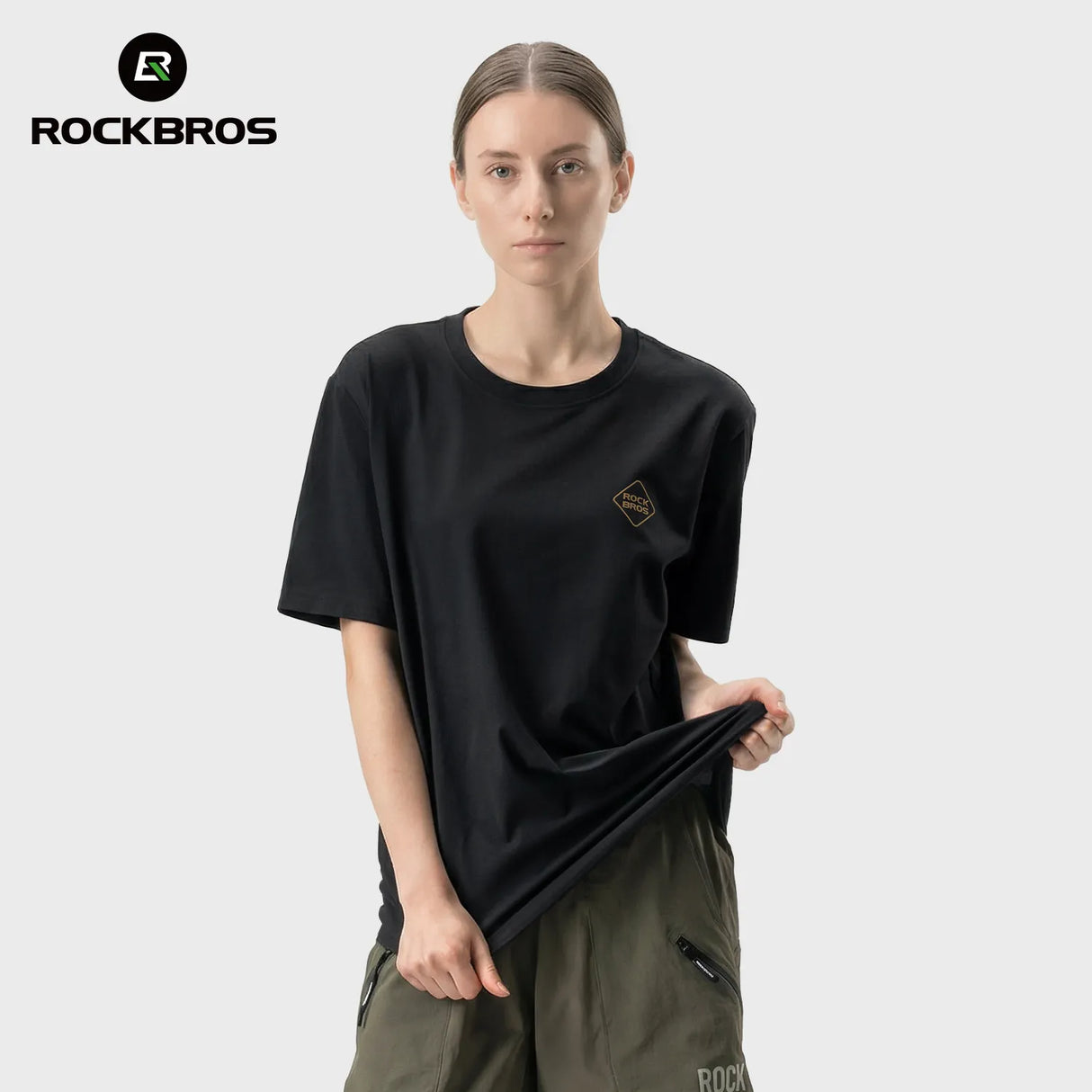 Lässiges Rad-T-Shirt mit kurzen Ärmeln – Urban-Serie