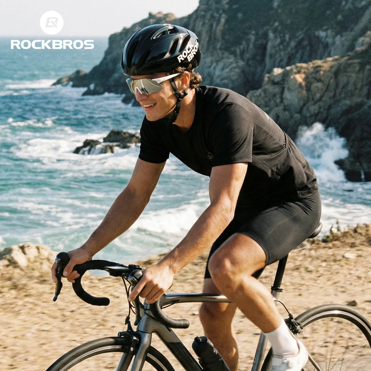 Lässiges Rad-T-Shirt mit kurzen Ärmeln – Urban-Serie