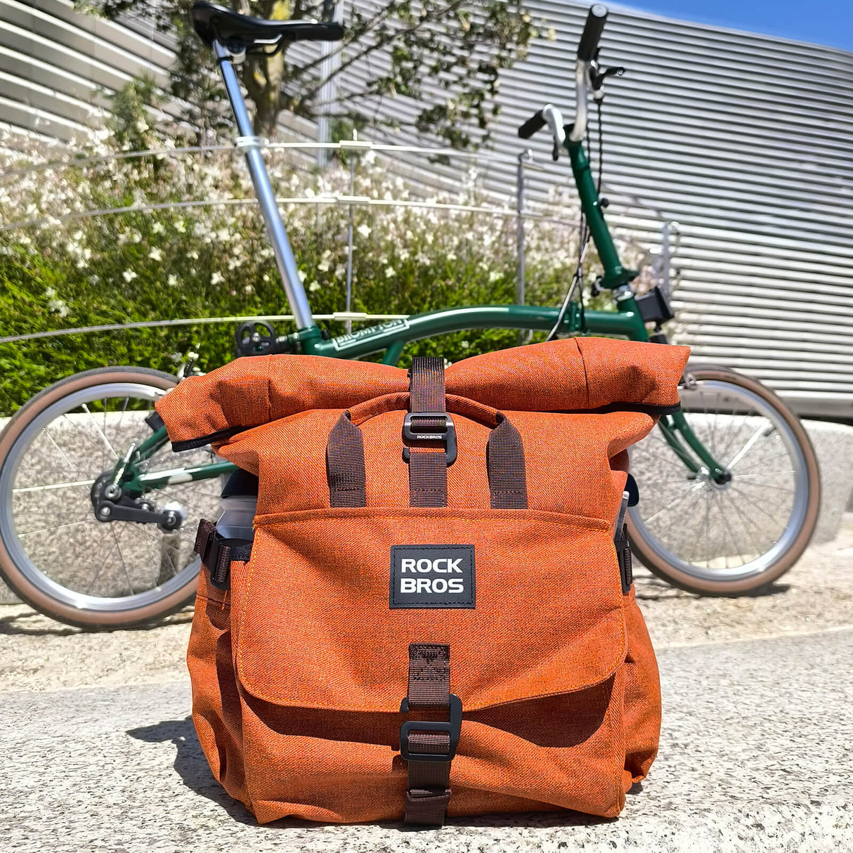 Fahrradtasche Lenkertasche für Brompton 15L+1,8L - ROCKBROS-EU