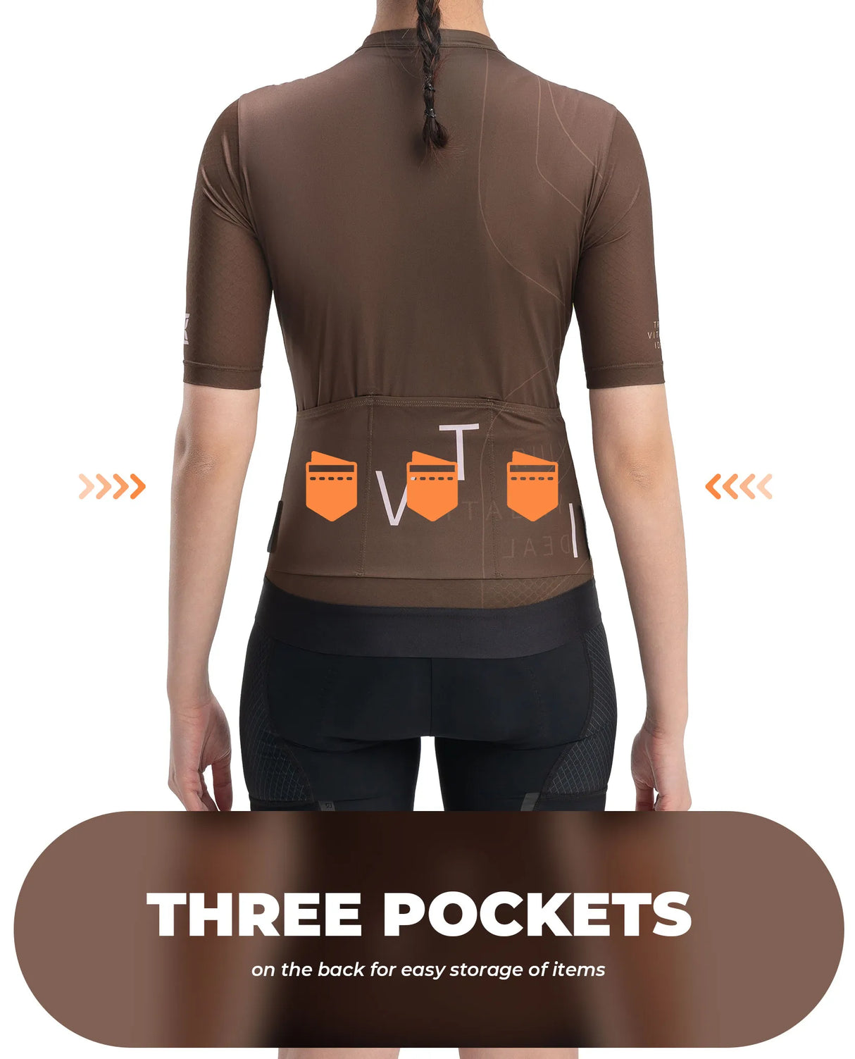 TVI Women's Cycling Jersey - Digital Dune for MTB & Road Cycling