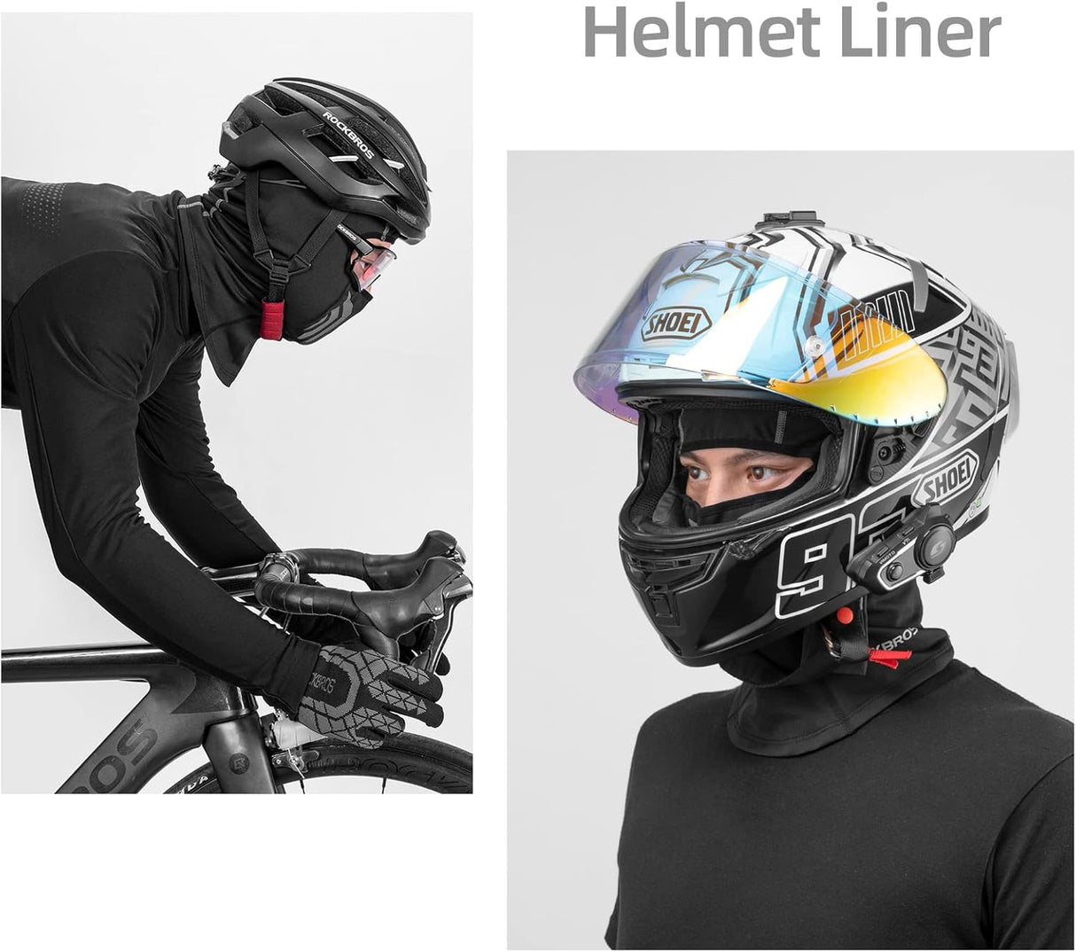 ROCKBROS Balaclava Lightweight UV Protection Face Cover #Style_Short