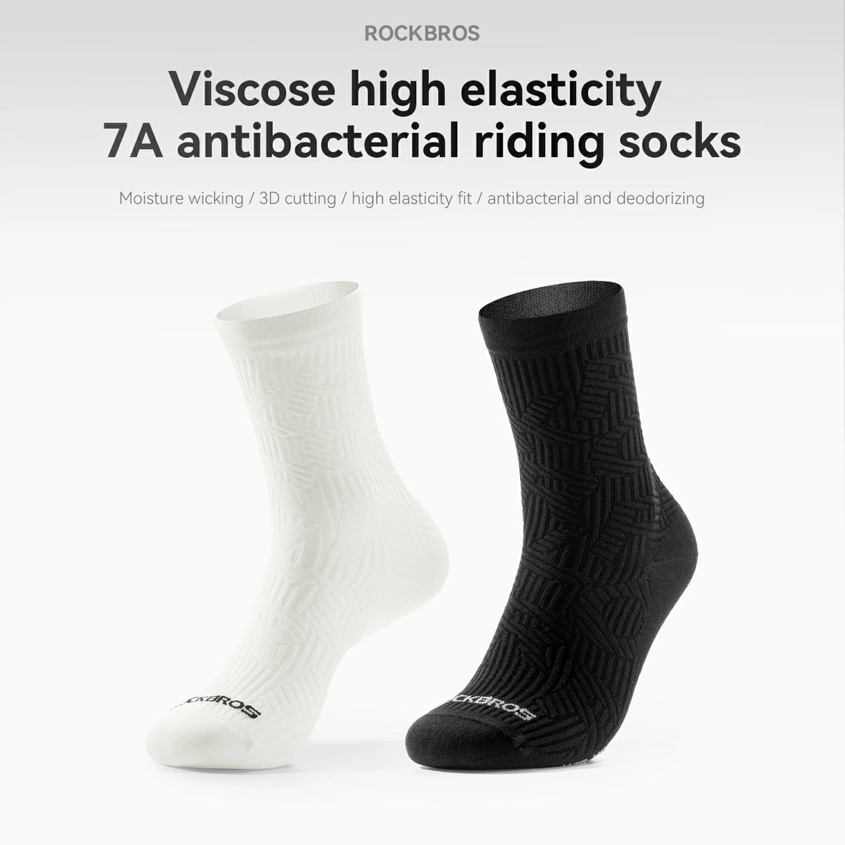 7A Antibakterielle Fahrradsocken 2 Paar