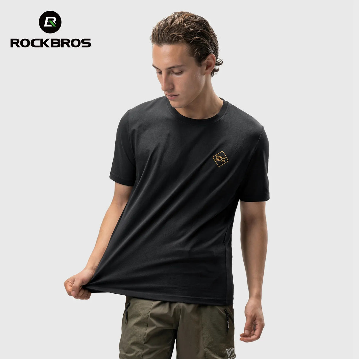 Lässiges Rad-T-Shirt mit kurzen Ärmeln – Urban-Serie