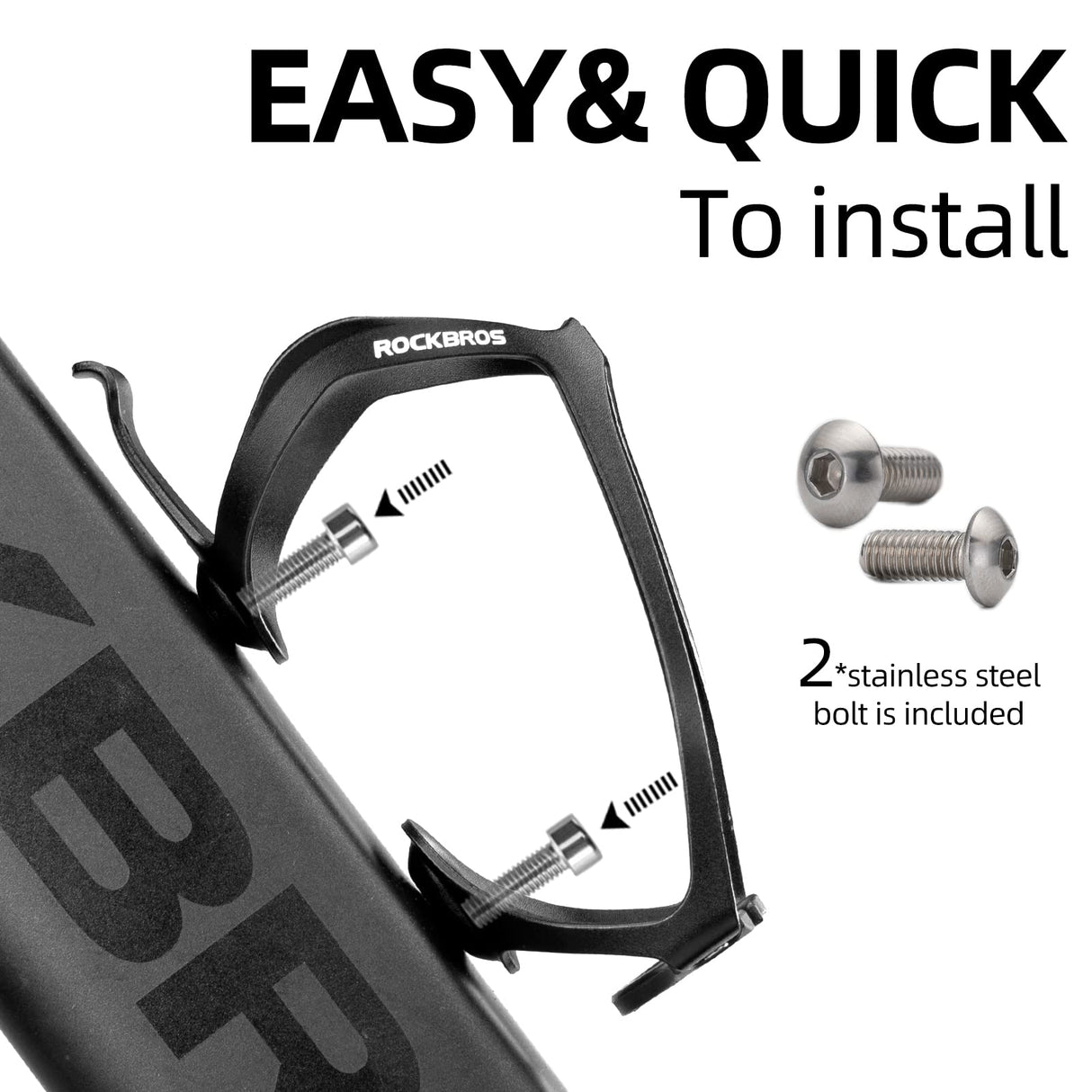 Fahrrad Flaschenhalter aus Aluminium Leicht - ROCKBROS-EU