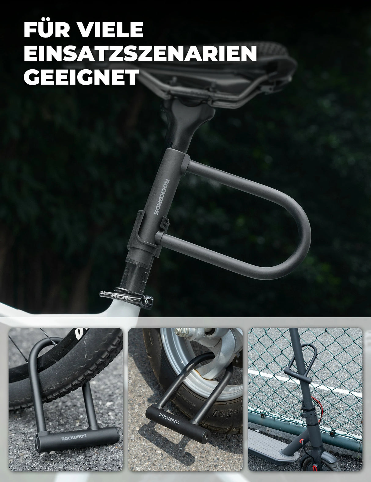 Bügelschloss – Hochsicheres Fahrradschloss wasserdicht