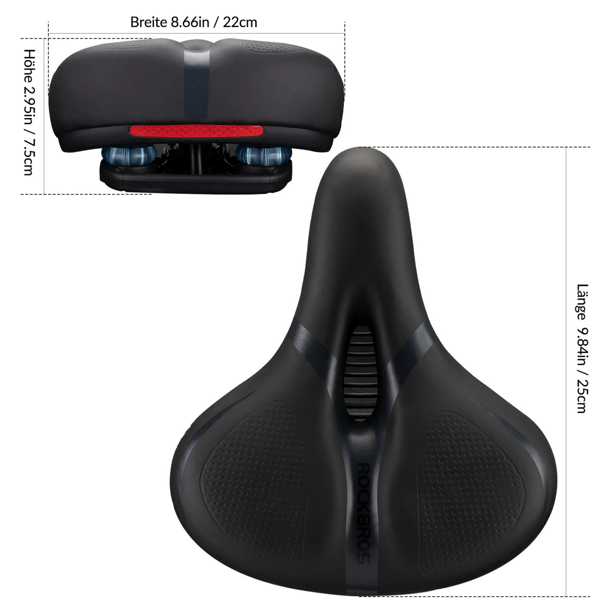 Ergonomischer Fahrradsattel Weich & Atmungsaktiv - ROCKBROS-EU
