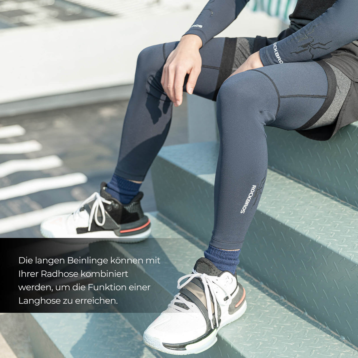 Fahrrad Beinlinge Winter Thermo – 1 Paar, Größen S–3XL