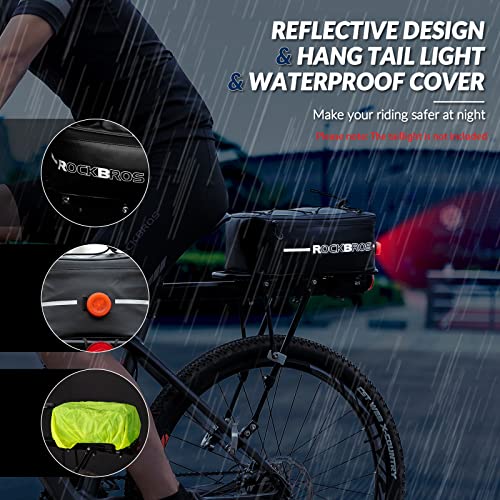 Fahrrad Gepäckträgertasche Reflektierend 5,2L-8L mit Regenschutz - ROCKBROS-EU