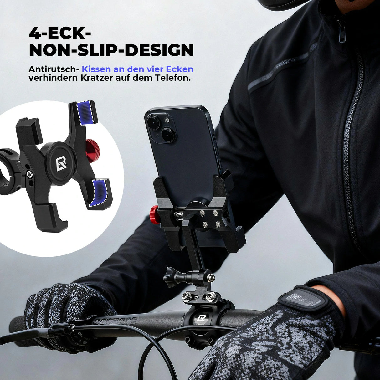 ROCKBROS Fahrrad-Handyhalterung – Dein Smartphone sicher im Griff!
