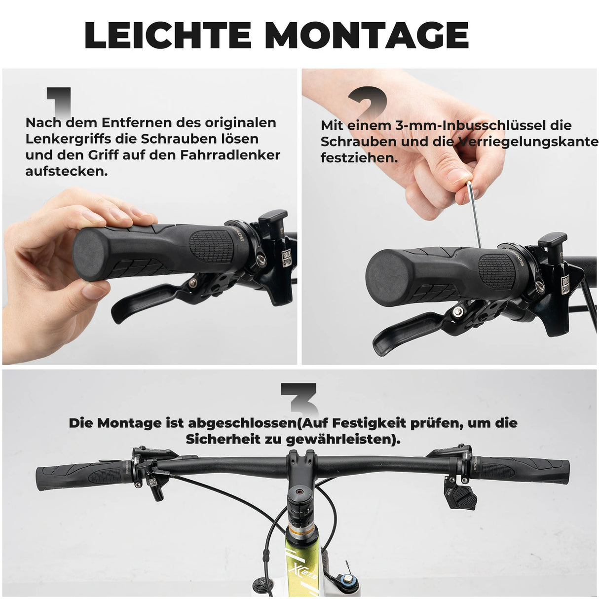 ROCKBROS Lenkergriffe: Die Revolution für Ihren Griff – Mehr Komfort, mehr Kontrolle, mehr Fahrspaß