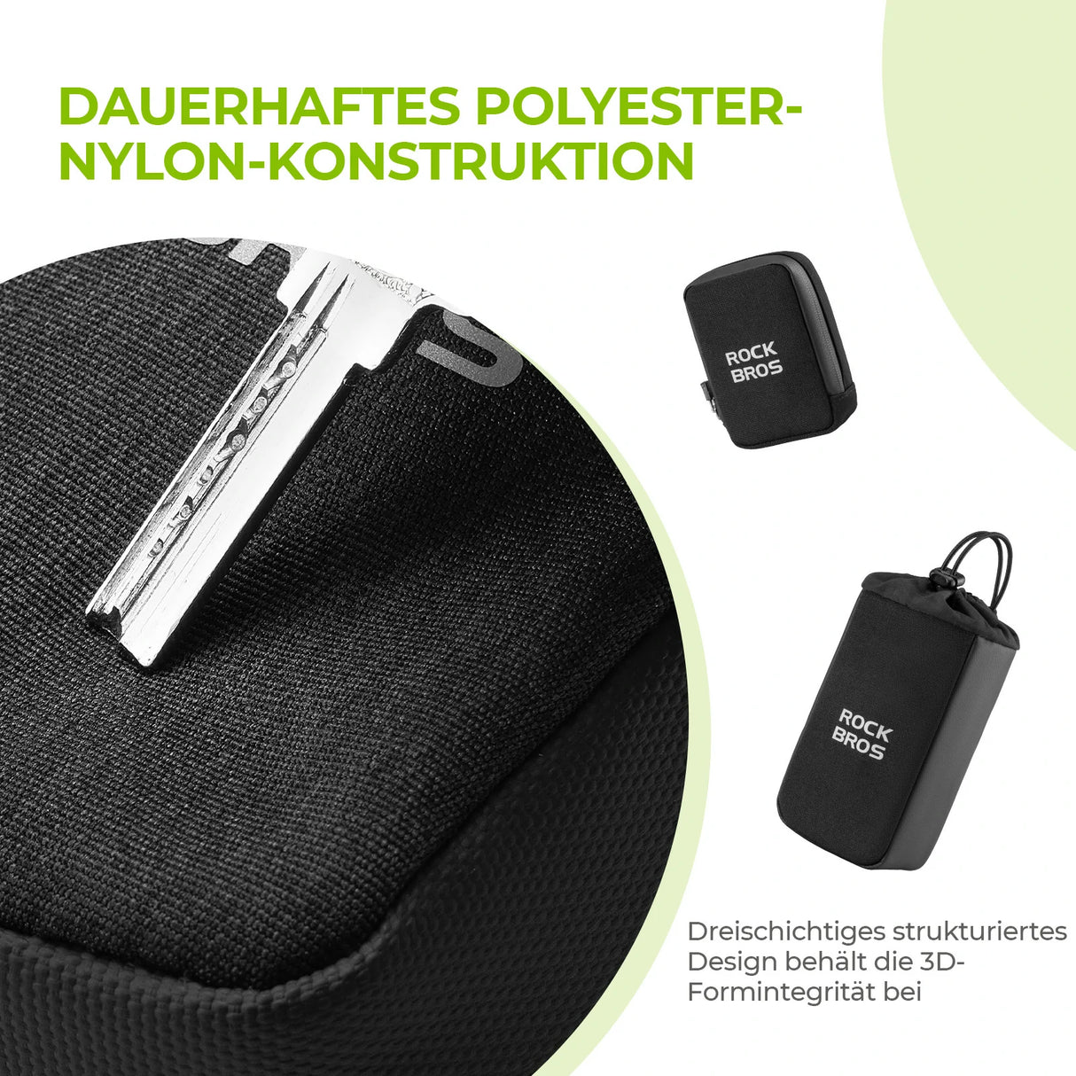Fahrrad‑Satteltasche – Mit Flaschenhalter & 0,3 L Mini‑Tasche