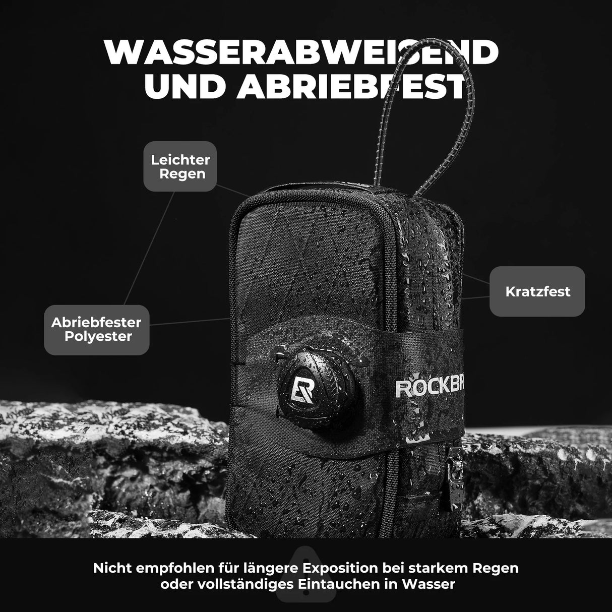 Fahrrad‑Satteltaschen – Mit Drehverschluss‑System, wasserabweisend & reißfest