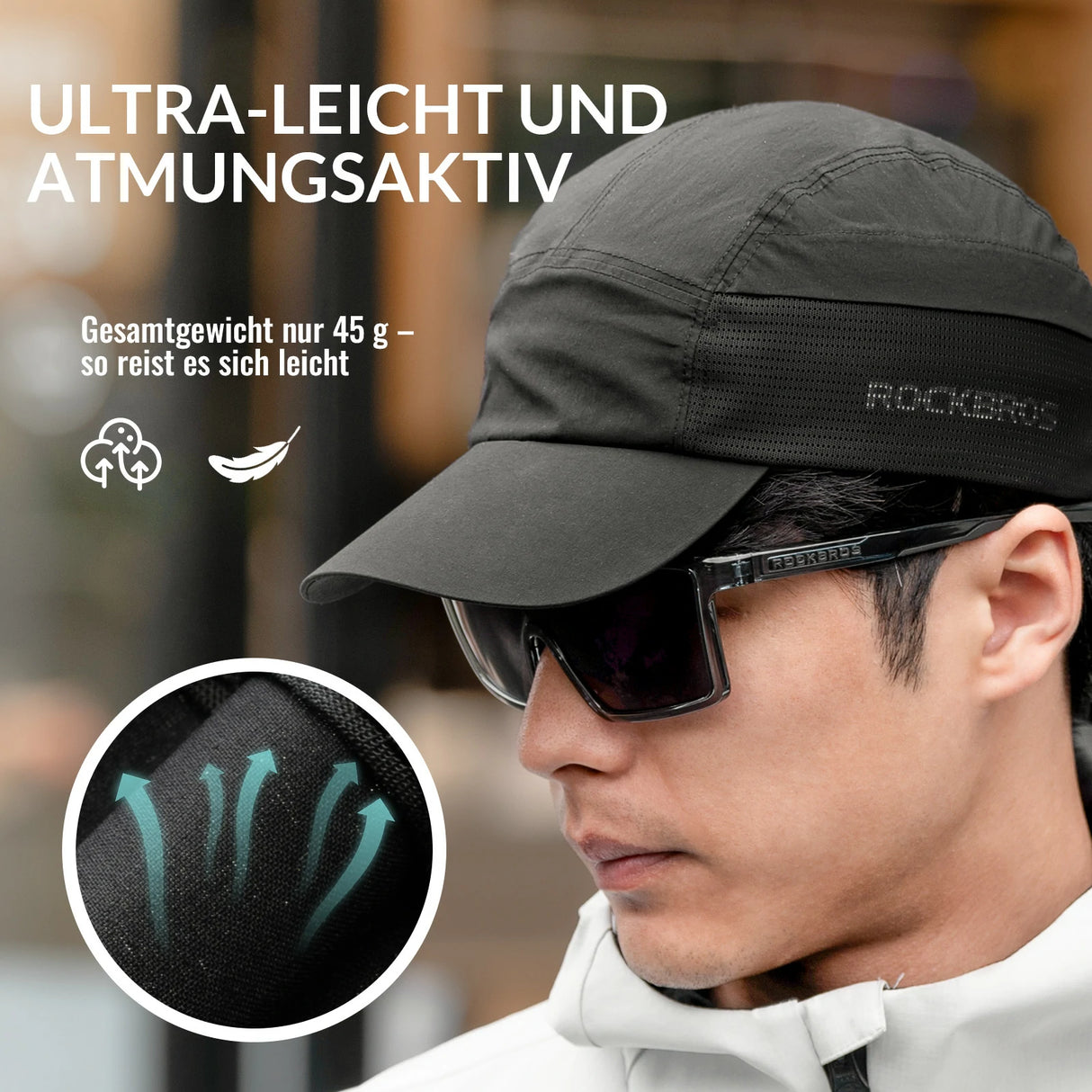 Fahrrad‑Sommer‑Kappe – UPF 50+