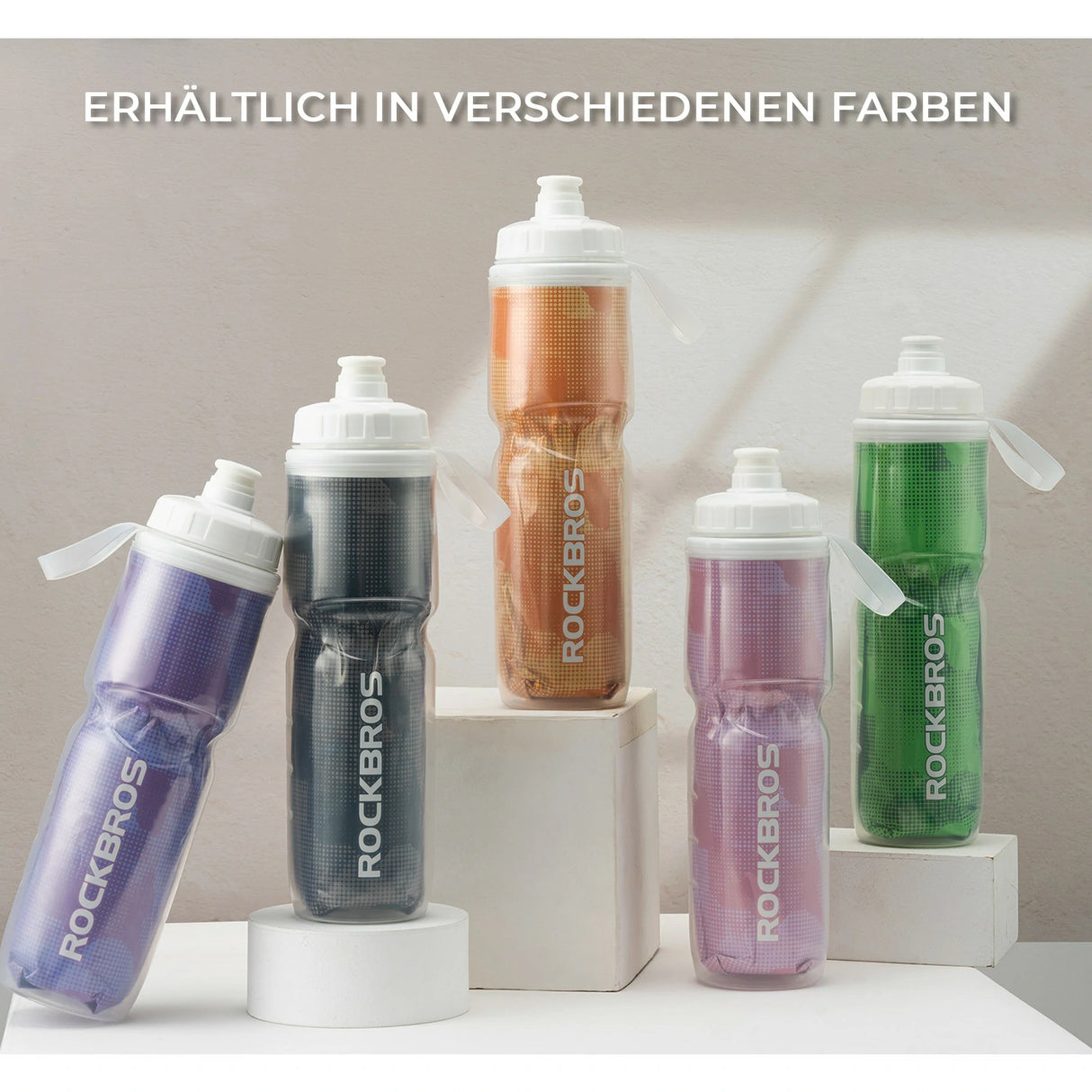 Fahrrad‑Trinkflasche 670 ml – Auslaufsicher, BPA‑frei & robust