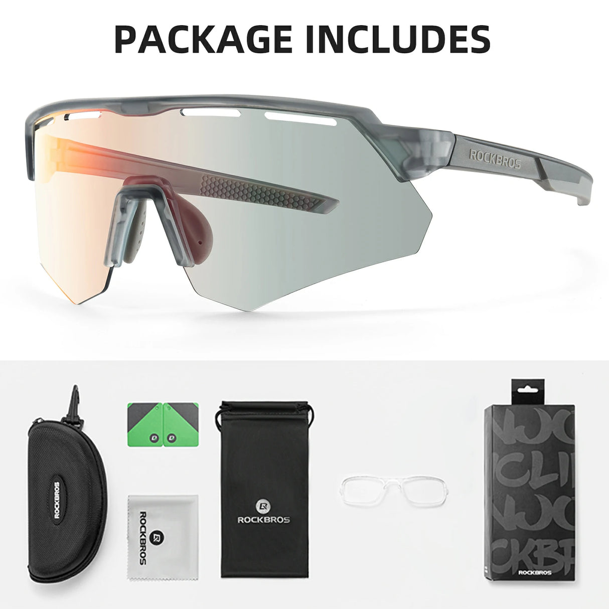 Fahrradbrille – Photochromatisch, Unisex