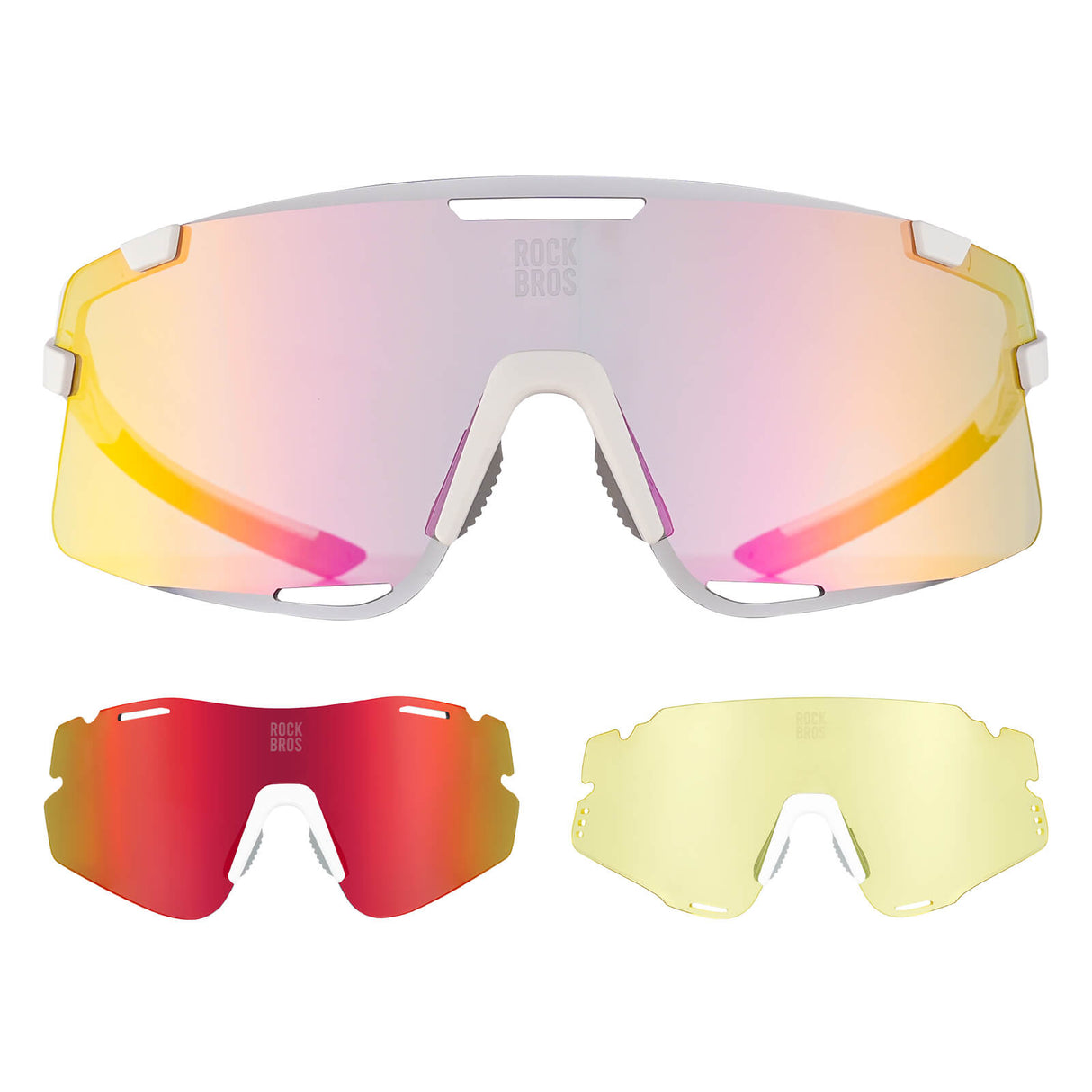 Fahrradbrille Drei-Gläser Konfigurationssystem - BOUNDLESS Serie - ROCKBROS-EU