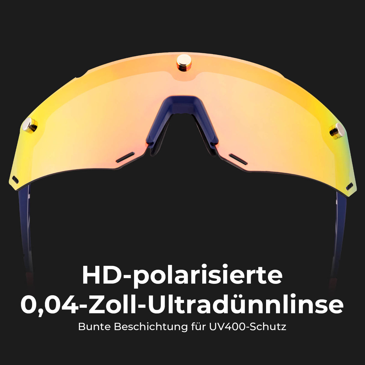 Fahrradbrille Polarisiert Magnetische Haftung Herren/Damen für Outdoorsport