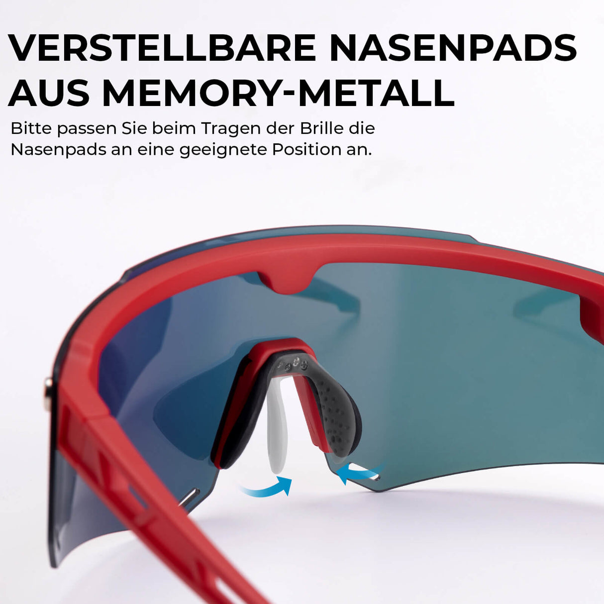 Fahrradbrille Polarisiert Magnetische Haftung Herren/Damen für Outdoorsport