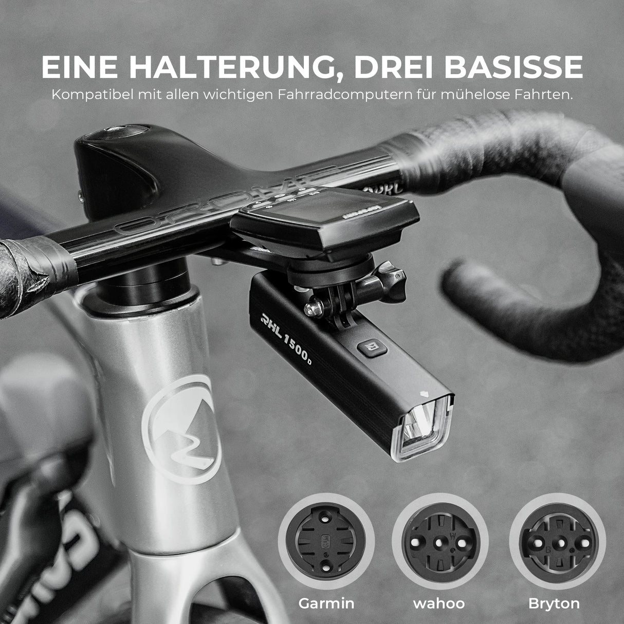ROCKBROS Fahrradcomputer Halterung Kompatibel mit Garmin/Wahoo/Bryton/GPS - ROCKBROS-EU