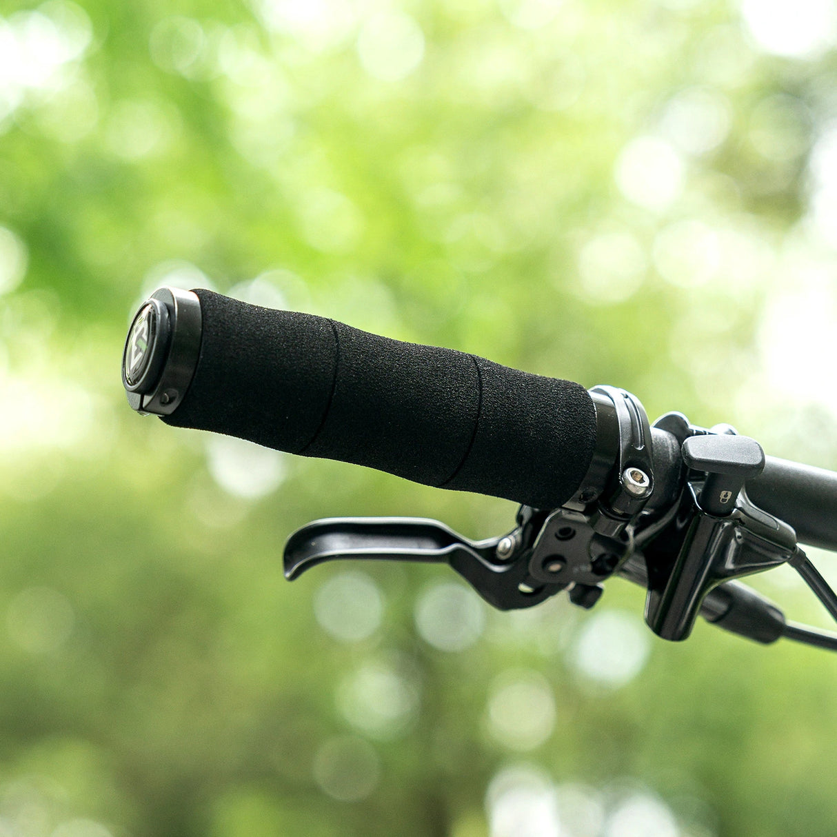 Fahrradgriffe – Rutschfeste EVA‑Schwammgriffe mit Aluminium, 22 mm