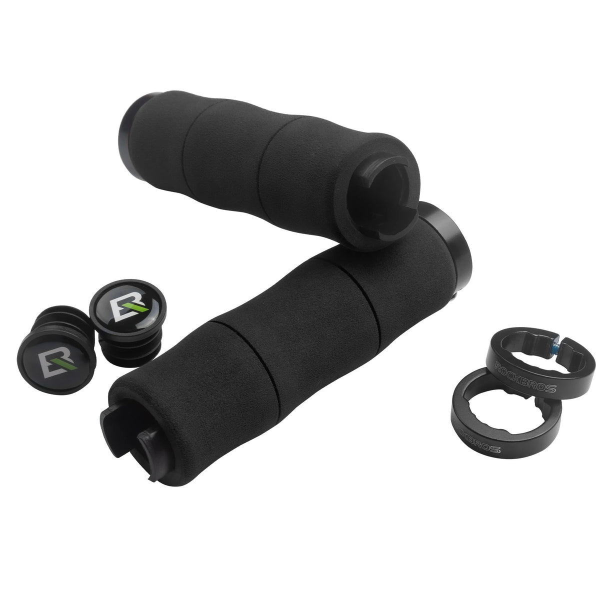 Fahrradgriffe – Rutschfeste EVA‑Schwammgriffe mit Aluminium, 22 mm