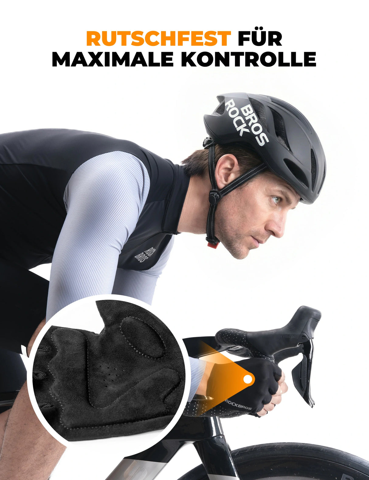 Fahrradhandschuhe Sommer Fingerlos – Rutschfest, atmungsaktiv & dämpfend