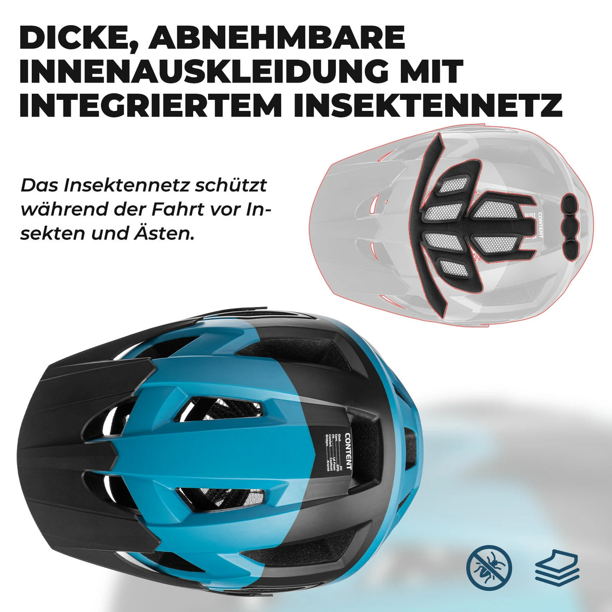 Fahrradhelm Einheitsgröße – Universelle Passform 56‑62 cm