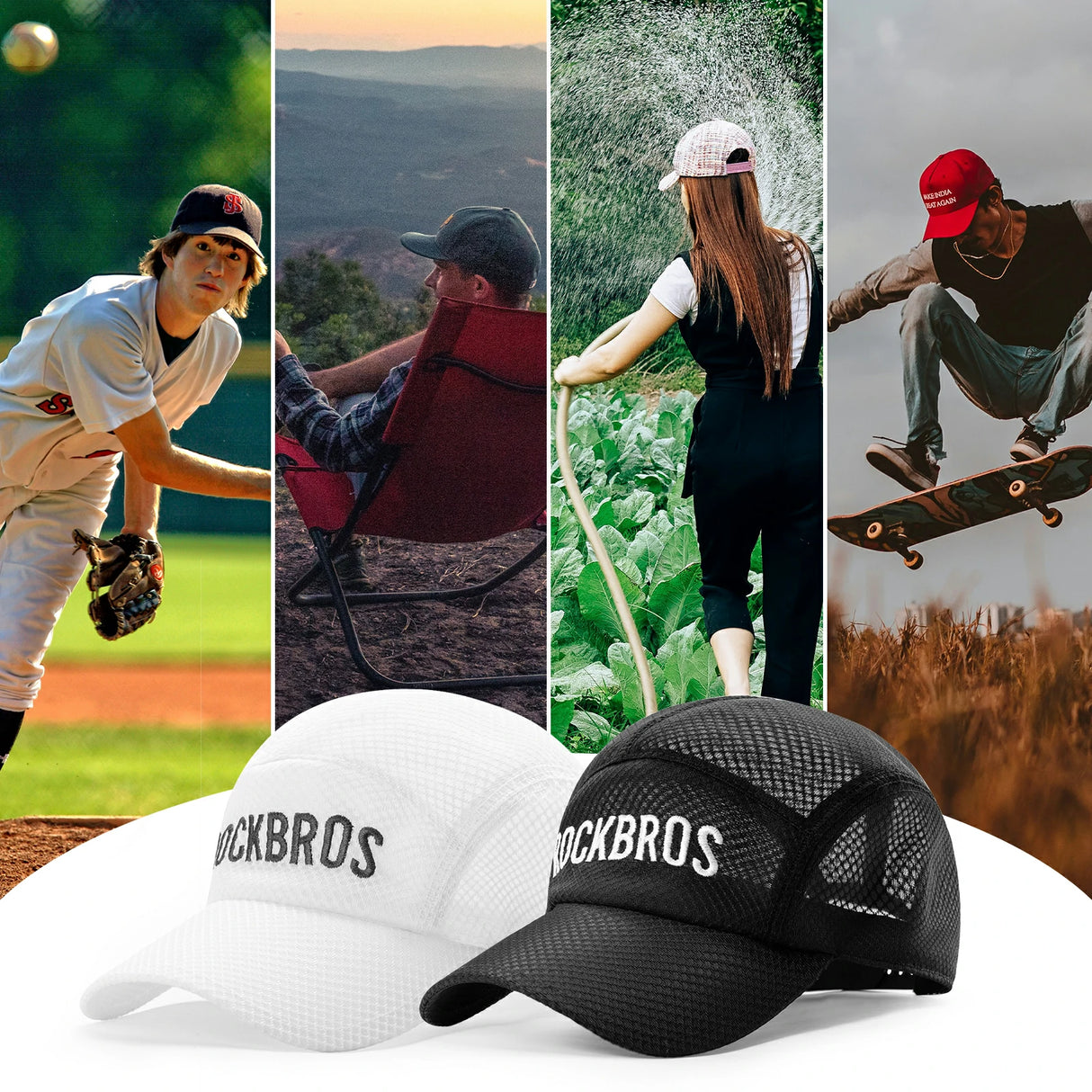 Fahrradkappe – Schnelltrocknend, Outdoor‑Sport‑Caps mit UV‑Schutz