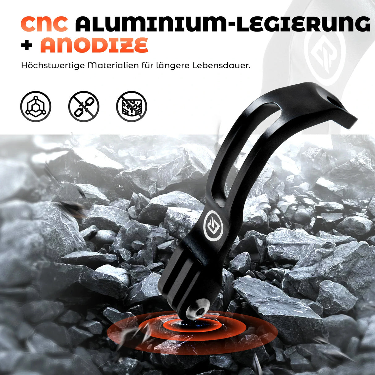 ROCKBROS Fahrradlicht‑Halterung für Vordergabel – Frontlicht‑Verlängerung für Falträder & Brompton