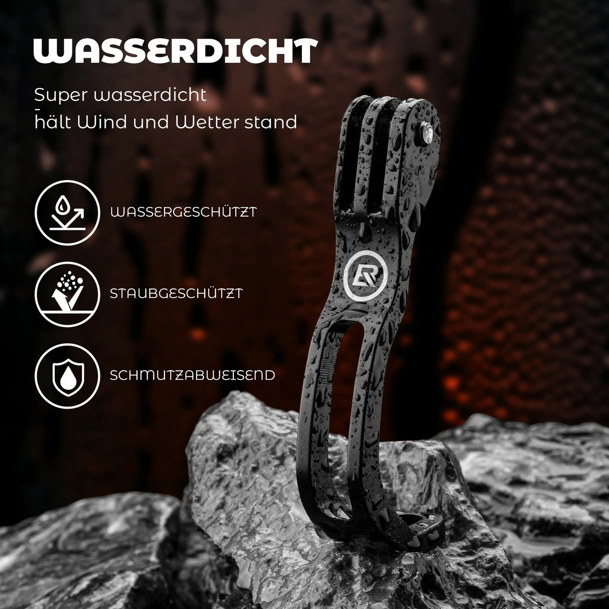 ROCKBROS Fahrradlicht‑Halterung für Vordergabel – Frontlicht‑Verlängerung für Falträder & Brompton