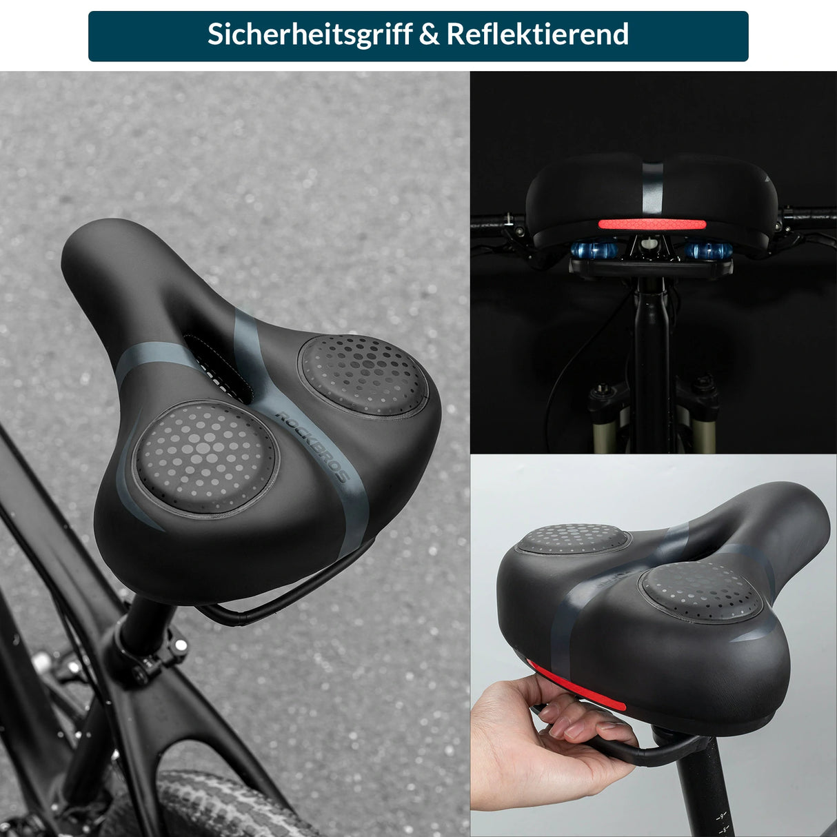 Fahrradsattel – Mit Memory‑Foam, bequem & druckentlastend