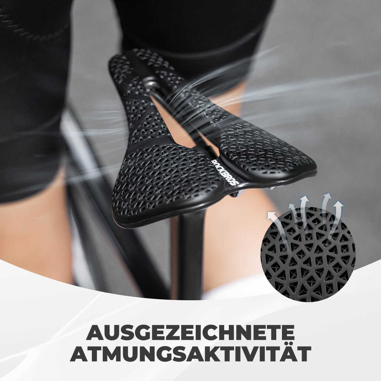 Fahrradsattel Wasserdicht Ergonomischer  für MTB, Gravel, E-Bikes