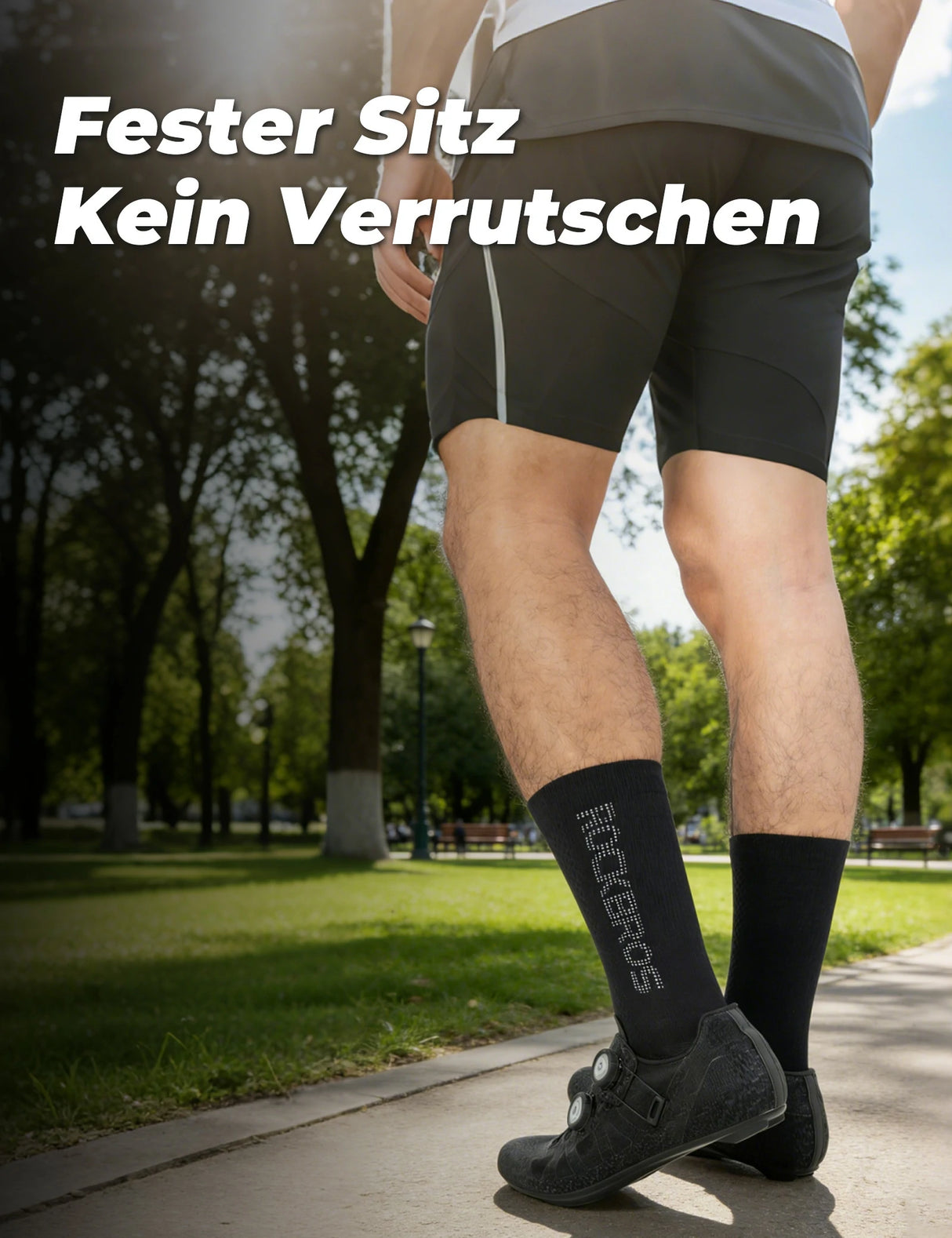 Fahrradsocken – Leichte Kompression & Atmungsaktiv