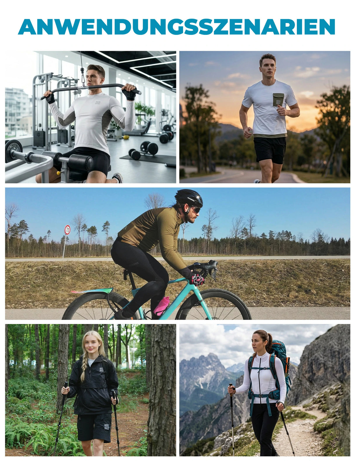 Fahrradsocken Rutschfest und Strapazierfähig 2 Paar