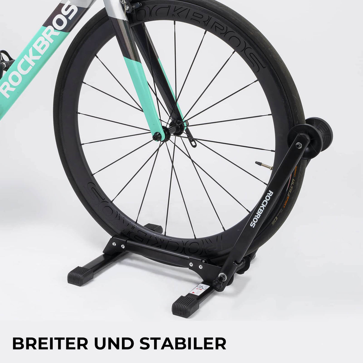 ROCKBROS Fahrradständer Fahrrad Faltbar aus Kohlenstoffstahl für 24-27,5”