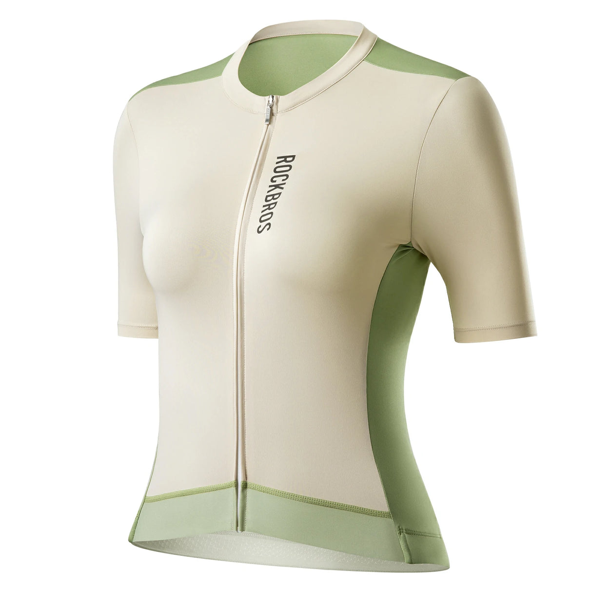 ROCKBROS Fahrradtrikot Damen – Sommer Kurzarm, atmungsaktiv, mit 3 Rückentaschen