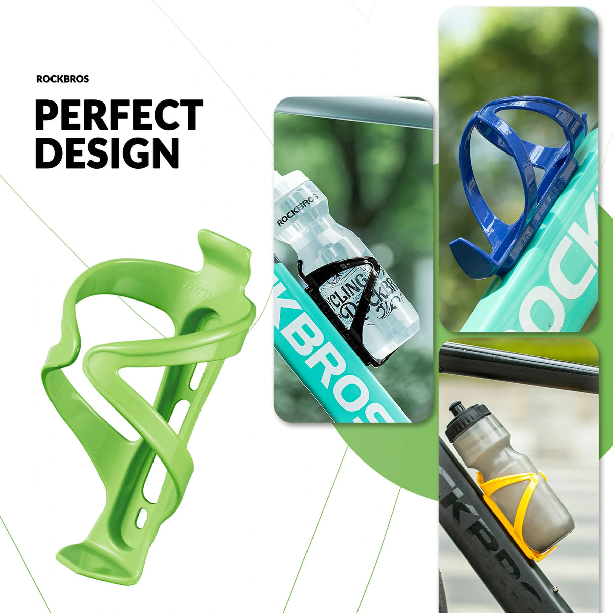 Fahrrad‑Flaschenhalter – 2er‑Pack, Leichtgewicht & 5 Farben