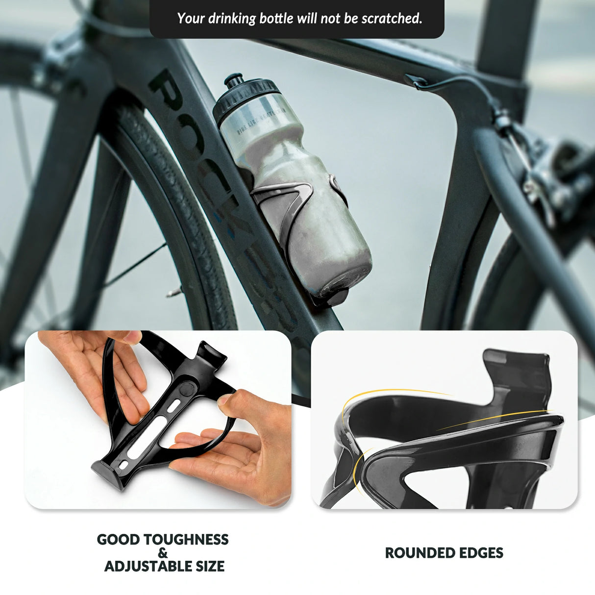 Fahrrad‑Flaschenhalter – 2er‑Pack, Leichtgewicht & 5 Farben