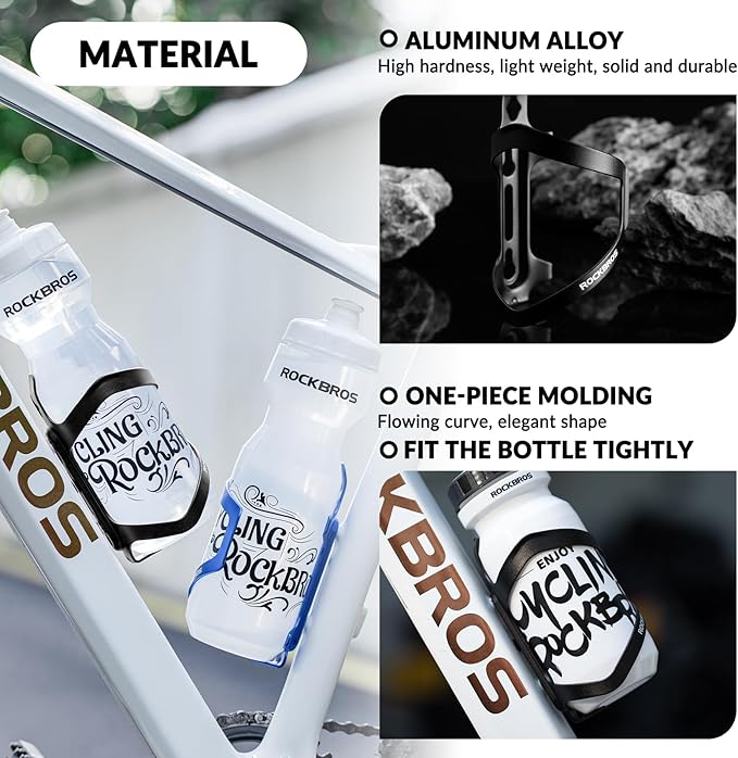 Flaschenhalter Fahrrad – Getränkehalter aus Aluminiumlegierung, nur 40g