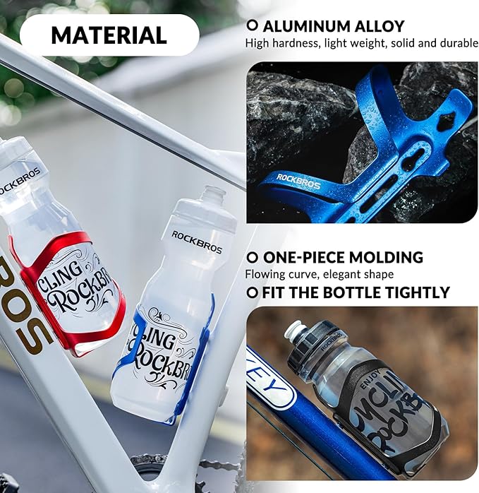 Flaschenhalter Fahrrad – Getränkehalter aus Aluminiumlegierung, nur 40g