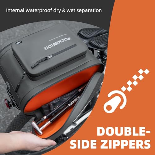Gepäckträgertasche – Wasserdicht, 3‑in‑1, 14 L, mit mehreren Fächern