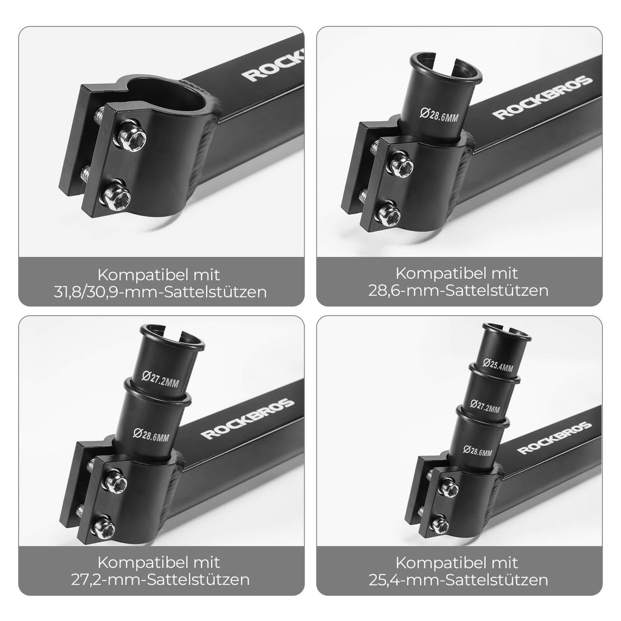 ROCKBROS Gepäckträgertasche – Wasserfest & Schnellspanner-Design mit Halterung