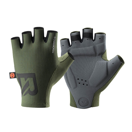 ROCKBROS Elastic Interface® Halbfinger Fahrradhandschuhe mit Gelpolsterung