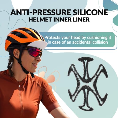 ROCKBROS Helmpolster Silikon – Innenfutter für optimalen Sitz und Komfort