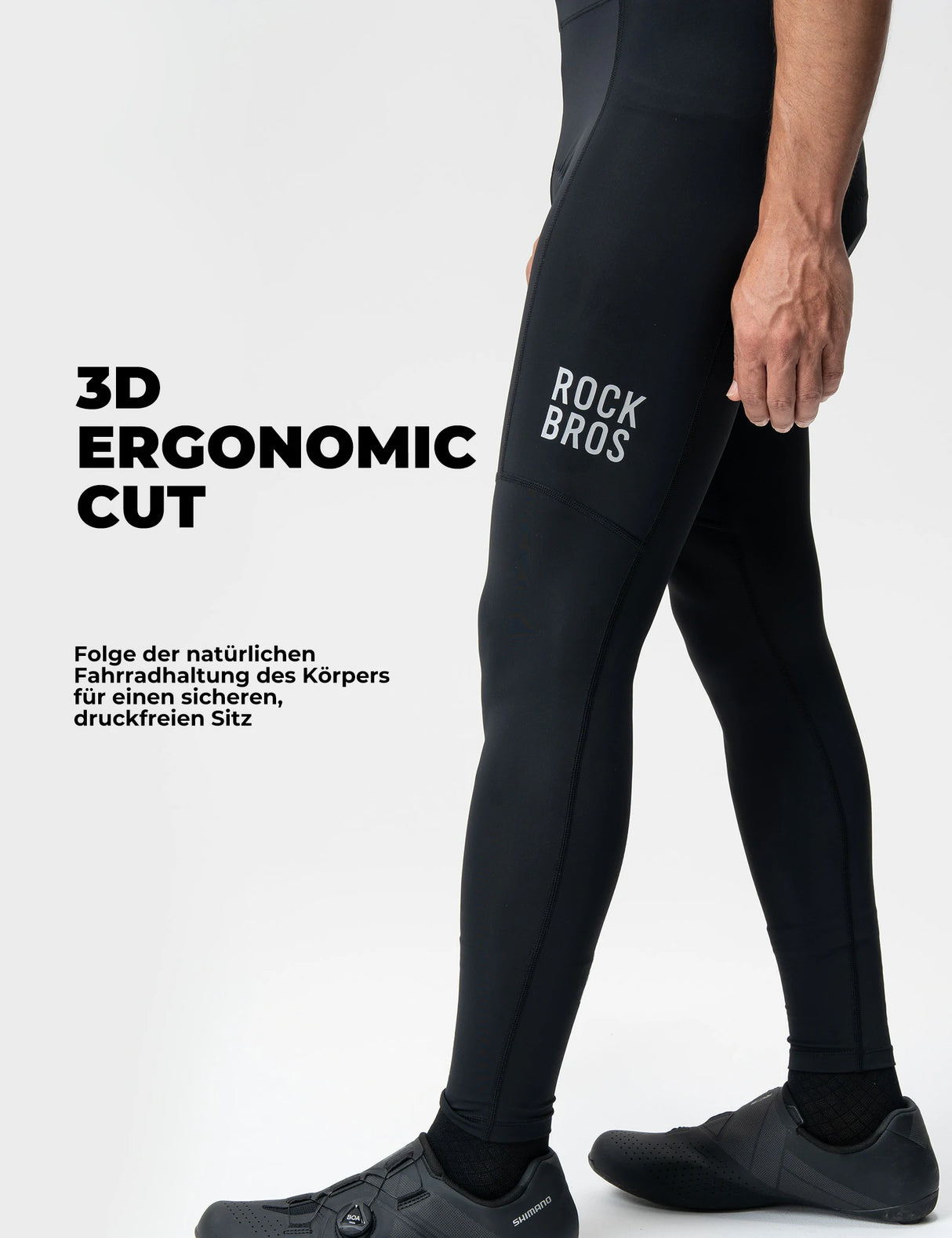 Herren Fahrradhose – 3D‑Ergonomischer Schnitt, 6‑Zonen‑Polsterung